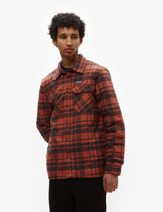 Pata Insulated Fjord Flannel Ice Caps Shirt - Burl Red