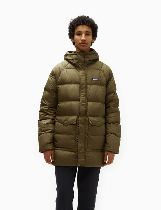 Pata Silent Down Parka - Basin Green