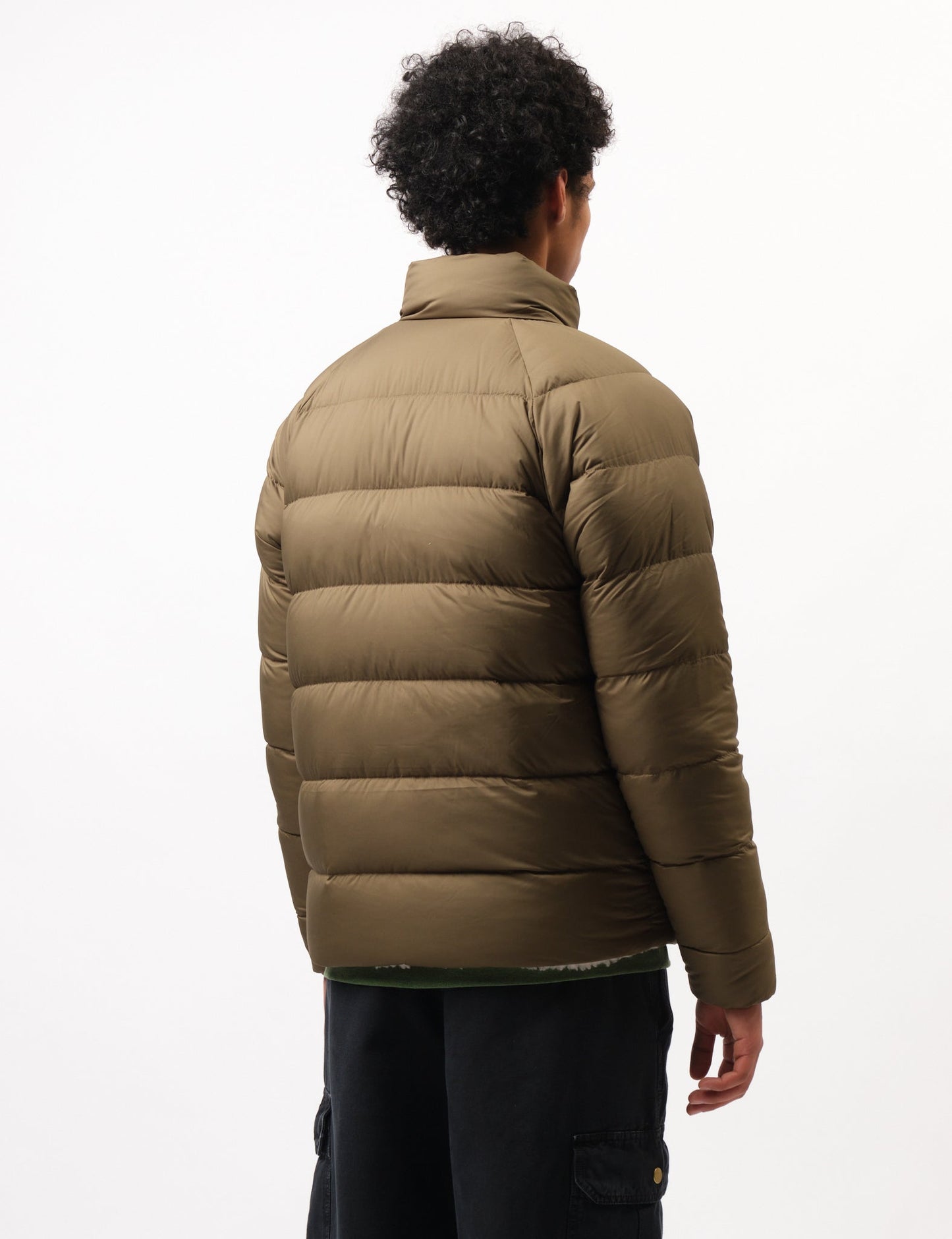 Pata Reversible Silent Down Jacket - Basin Green