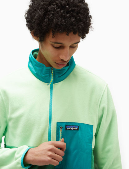 Pata Microdini 1/2 Zip Fleece Pullover - Gather Green