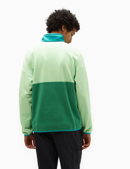 Pata Microdini 1/2 Zip Fleece Pullover - Gather Green