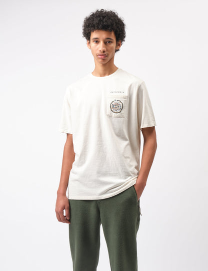 Pata Commontrail Pocket Responsibili-Tee T-Shirt - Birch White