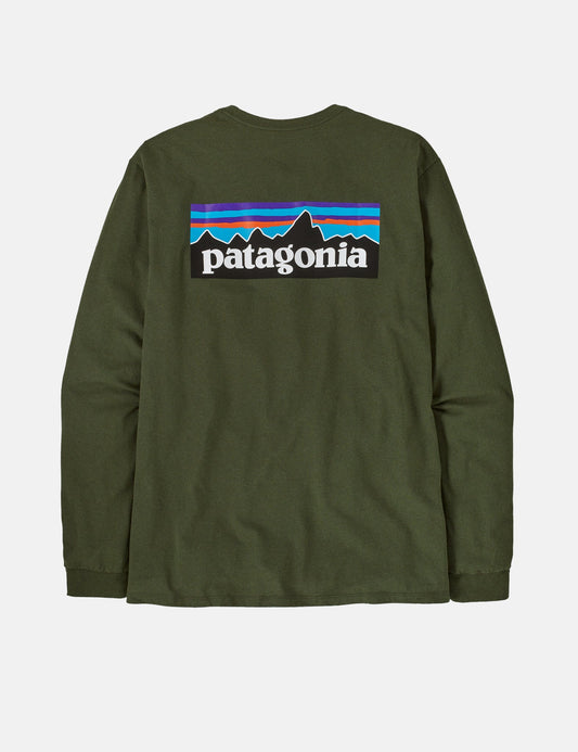 Pata Long Sleeve P-6 Logo Responsibili-Tee - Torrey Pine Green