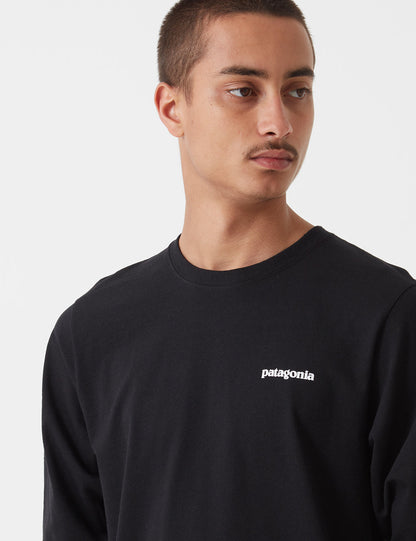 Pata P-6 Logo Responsibili-Tee Long Sleeved T-Shirt - Black