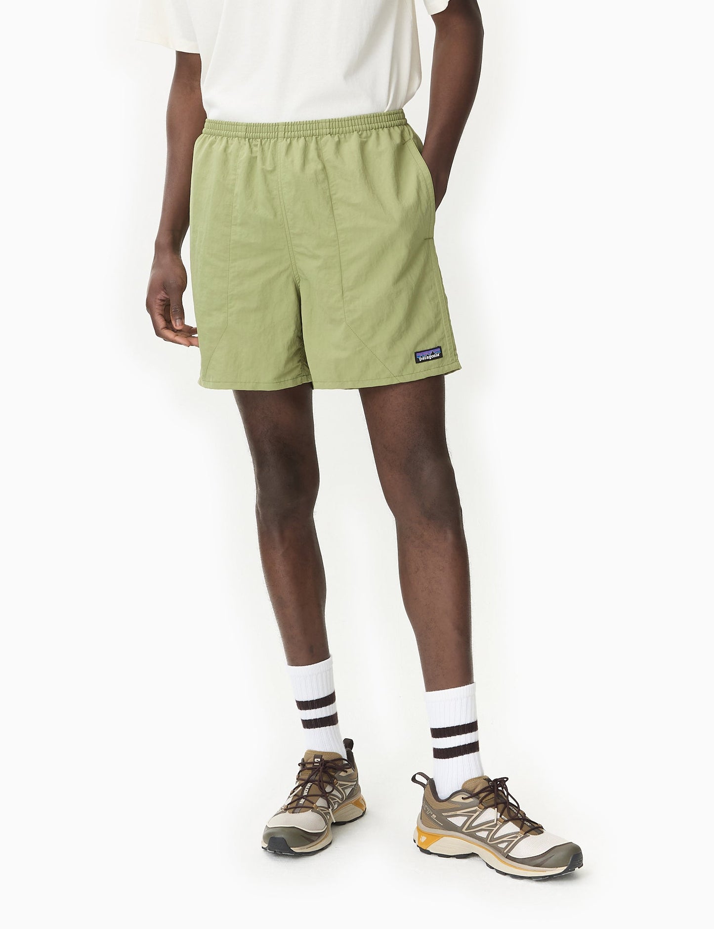 Pata Baggies Shorts (5in) - Buckhorn Green