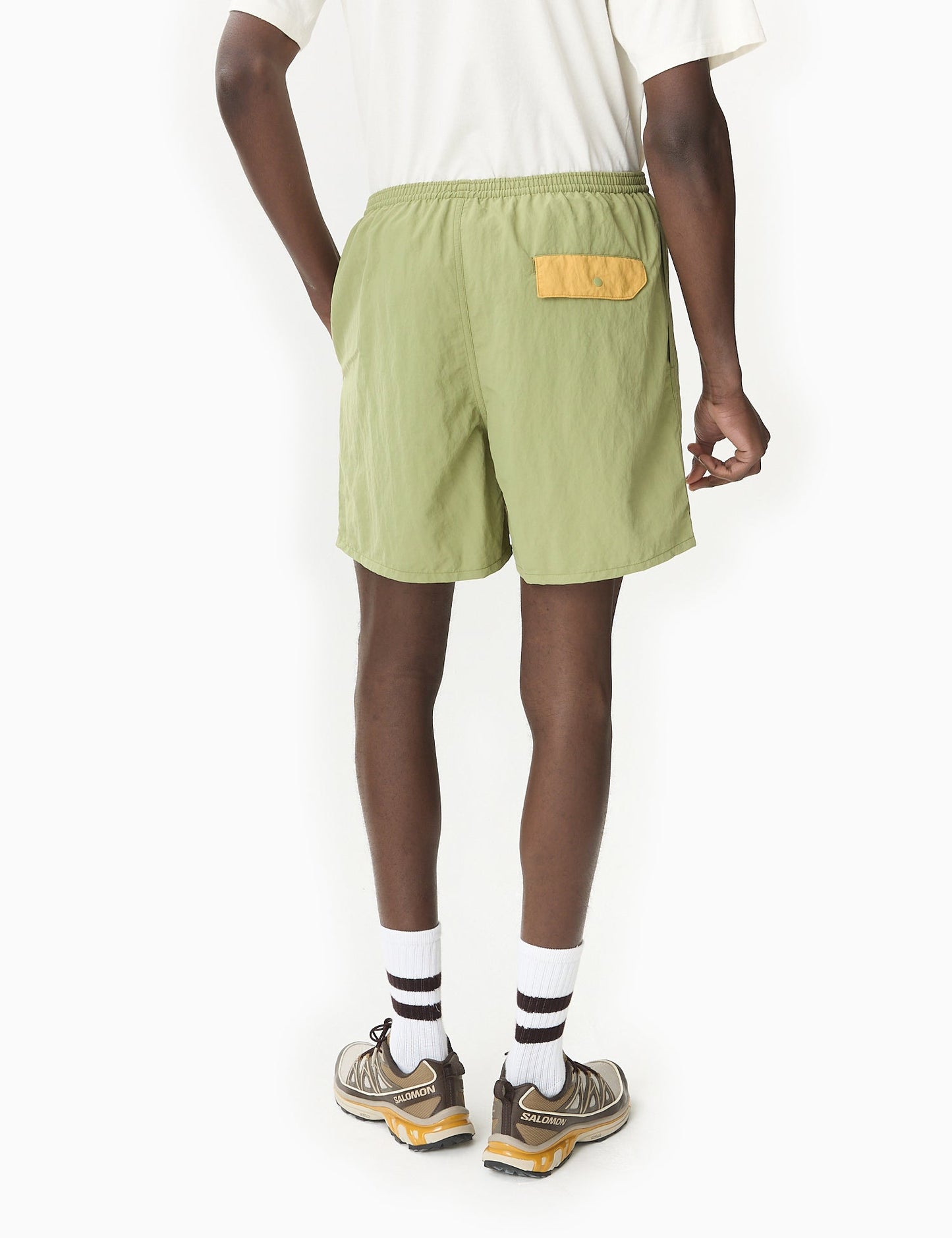 Pata Baggies Shorts (5in) - Buckhorn Green